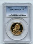 2001 S $1 Sacagawea Dollar PCGS PR69DCAM