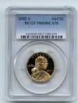 2002 S $1 Sacagawea Dollar PCGS PR69DCAM