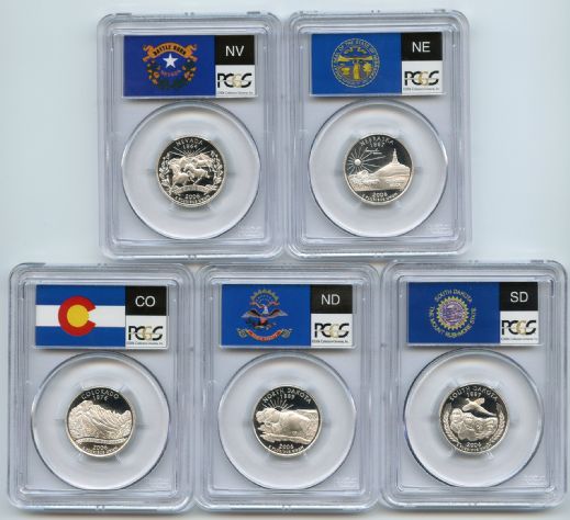 2006 S Silver State Quarter Set PCGS PR69DCAM