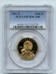 2001 S $1 Sacagawea Dollar PCGS PR70DCAM