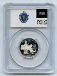 2000 S 25C Silver Massachusetts Quarter PCGS PR70DCAM