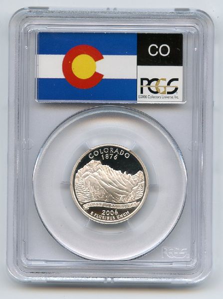 2006 S 25C Silver Colorado Quarter PCGS PR70DCAM