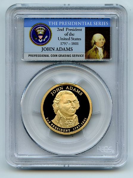 2007 S $1 John Adams Dollar PCGS PR70DCAM