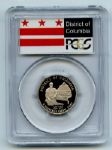 2009 S 25C Clad Quarter Washington DC PCGS PR70DCAM