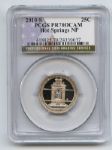 2010 S 25C Clad Hot Springs Quarter PCGS PR70DCAM