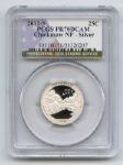 2011 S 25C Silver Chickasaw Quarter PCGS PR70DCAM