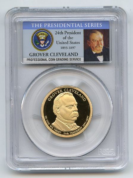 2012 S $1 Grover Cleveland 24 Dollar PCGS PR70DCAM