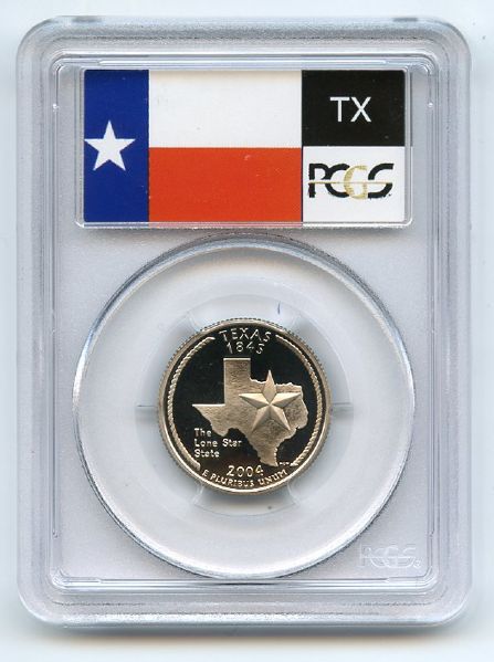 2004 S 25C Clad Texas Quarter PCGS PR69DCAM