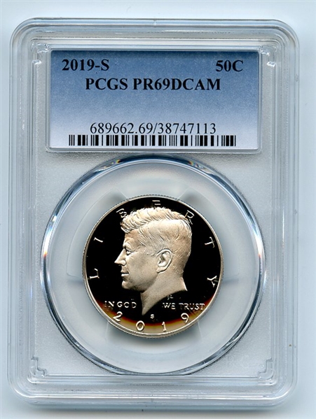 2019 S 50C Kennedy Half Dollar PCGS PR69DCAM