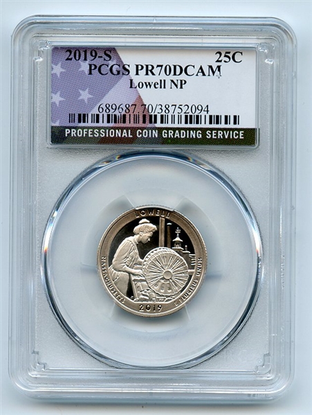 2019 S 25C Clad Lowell Quarter PCGS PR70DCAM