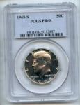 1968 S 50C Kennedy Half Dollar PCGS PR68