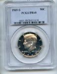 1969 S 50C Kennedy Half Dollar PCGS PR68