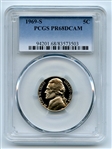 1969 S 5C Jefferson Nickel PCGS PR68DCAM