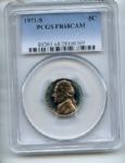 1971 S 5C Jefferson Nickel PCGS PR68CAM