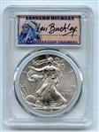 2012 $1 American Silver Eagle Dollar 1oz PCGS MS70 Leonard Buckley