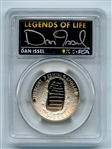 2019 S 50C Apollo 11 Commemorative PCGS PR70DCAM Legends of Life Dan Issel