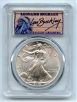 2003 $1 American Silver Eagle 1oz Dollar PCGS MS70 First Strike Leonard Buckley