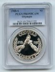 1988 S $1 Olympic Silver Commemorative Dollar PCGS PR69DCAM