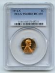 1974 S 1C Lincoln Cent Proof PCGS PR68DCAM