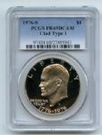 1976 S $1 T1 Ike Eisenhower Dollar Proof PCGS PR69DCAM