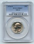 1976 S 25C Silver Washington Quarter PCGS MS67