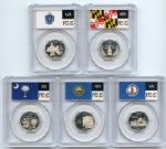 2000 S Silver State Quarter Set PCGS PR69DCAM