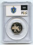 2000 S 25C Clad Massachusetts Quarter PCGS PR70DCAM