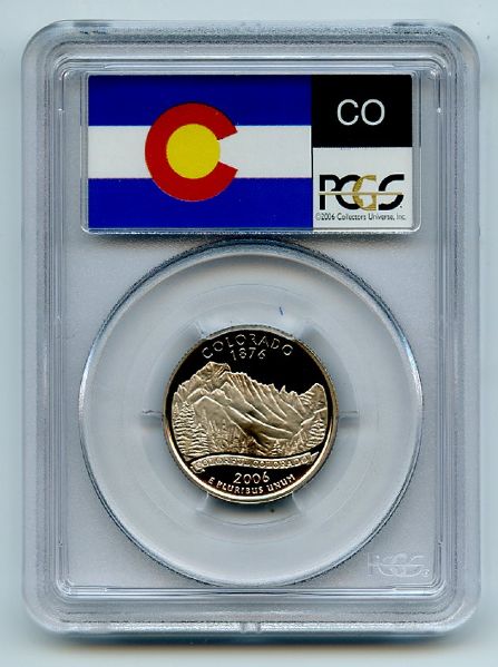 2006 S 25C Clad Colorado Quarter PCGS PR70DCAM