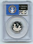 2009 S 25C Silver Northern Mariana Islands Quarter PCGS PR70DCAM