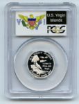 2009 S 25C Silver Virgin Islands Quarter PCGS PR70DCAM