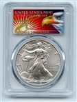 2019 $1 American Silver Eagle 1oz PCGS MS70 FS 1 of 1000 Thomas Cleveland Eagle