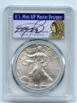 2019 $1 American Silver Eagle 1oz PCGS MS70 FS 1 of 1000 Thomas Cleveland Native