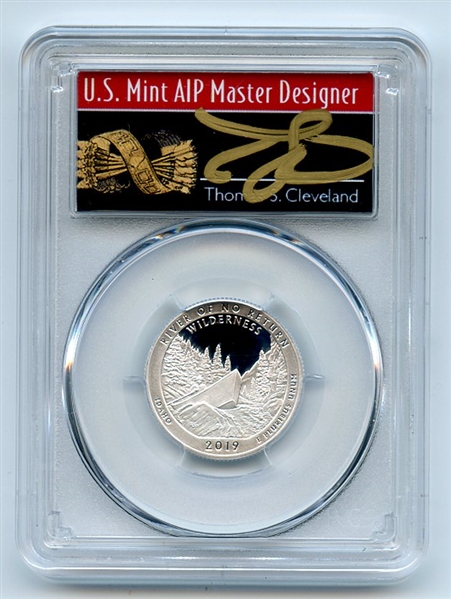 2019 S 25C Silver Frank Church Quarter PCGS PR70DCAM FDOI Thomas Cleveland Arrow