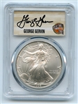 1996 $1 American Silver Eagle Dollar 1oz PCGS MS70 George Gervin