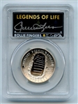 2019 S 50C Apollo 11 Commemorative PCGS PR70DCAM Legends of Life Rollie Fingers