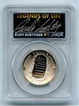 2019 S 50C Apollo 11 Commemorative PCGS PR70DCAM Legends of Life Rudy Ruettiger