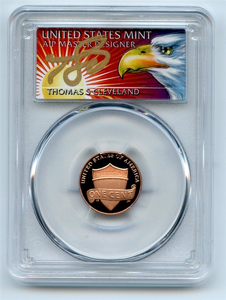 2023 S 1C Lincoln Cent PCGS PR70DCAM First Strike Thomas Cleveland Eagle