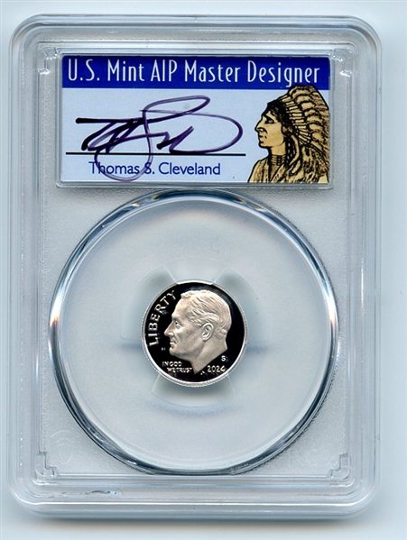 2024 S 10C Silver Roosevelt Dime PCGS PR70DCAM First Strike Cleveland Native