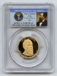 2011 S $1 James Garfield Dollar PCGS PR70DCAM