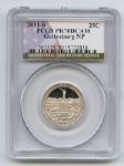 2011 S 25C Clad Gettysburg Quarter PCGS PR70DCAM