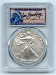 2021 $1 Silver Eagle T1 Last Day Production PCGS MS70 Leonard Buckley