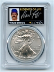 2020 $1 American Silver Eagle 1oz PCGS MS70 FS Legends of Life Wade Boggs
