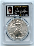2020 $1 American Silver Eagle 1oz PCGS MS70 FS Legends of Life George Gervin
