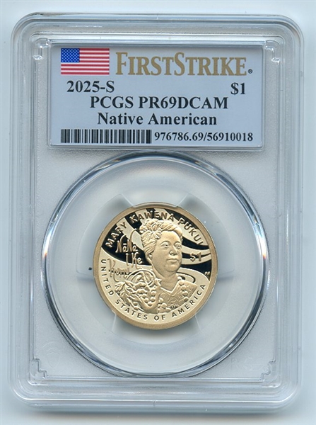 2025 S $1 Sacagawea Dollar PCGS PR69DCAM First Strike