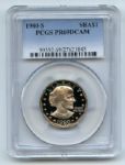 1980 S $1 SBA Susan B Anthony Dollar Proof PCGS PR69DCAM