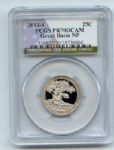 2013 S 25C Clad Great Basin Quarter PCGS PR70DCAM