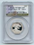 2013 S 25C Silver Great Basin Quarter PCGS PR70DCAM
