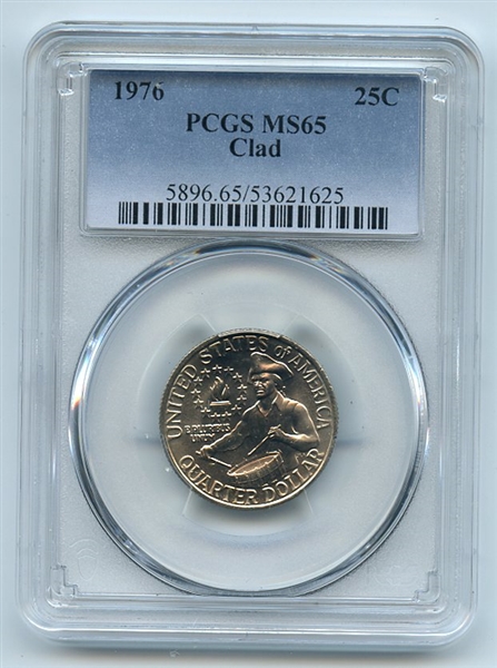 1976 25C Washington Quarter PCGS MS65