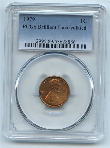 1979 1C Lincoln Cent PCGS Brilliant Uncirculated BU