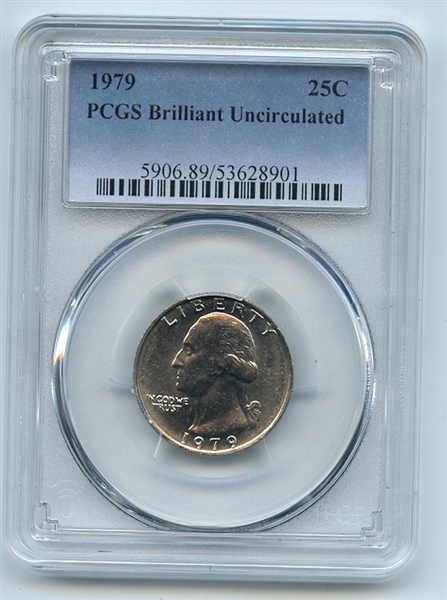 1979 25C Washington Quarter PCGS Brilliant Uncirculated BU